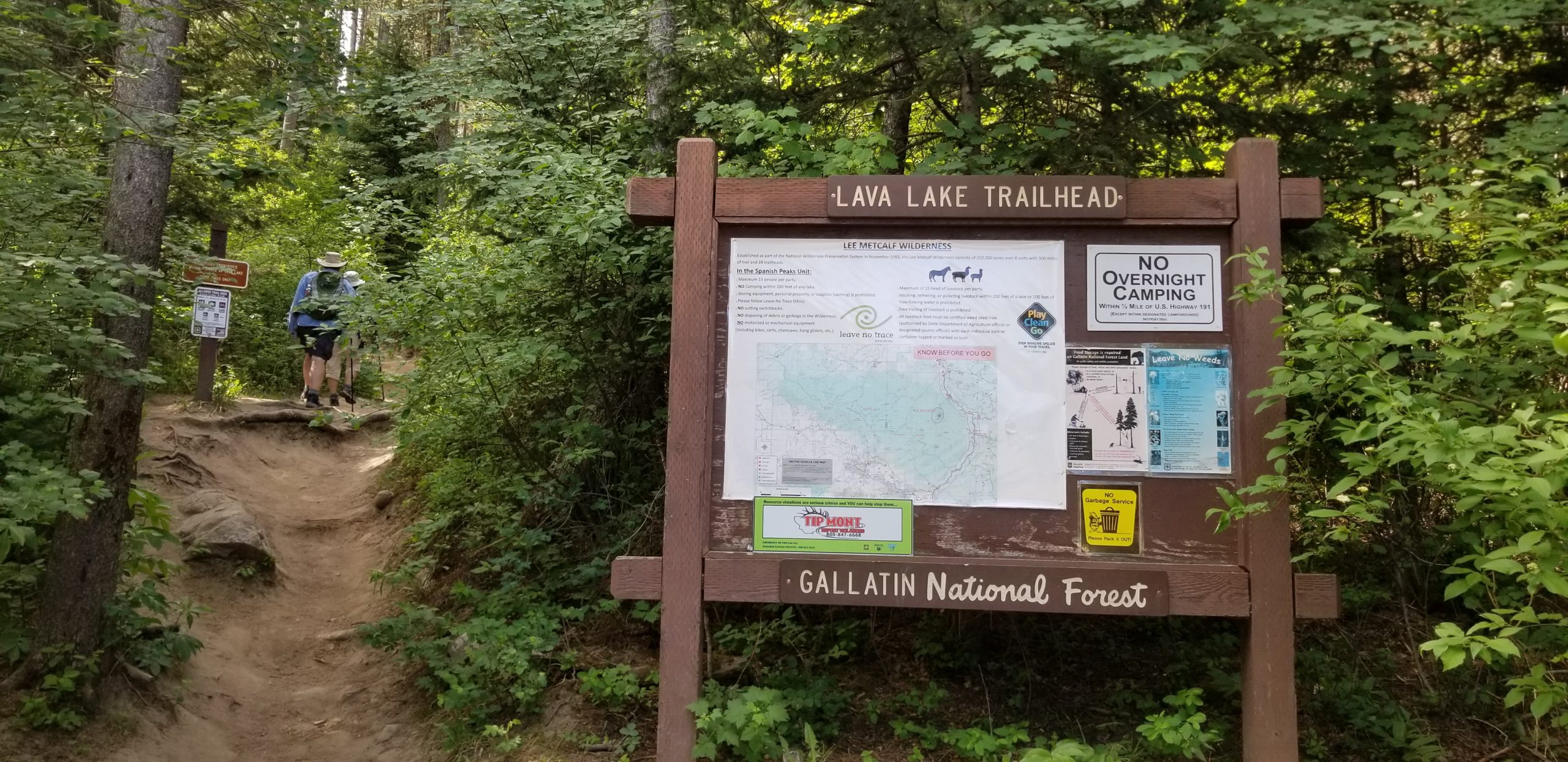 Lava Lake Trailhead